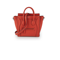 Celine Luggage Nano Orange