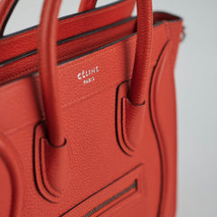 Celine Luggage Nano Orange