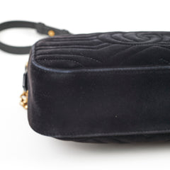 Gucci Marmont Velvet Bag Black Small