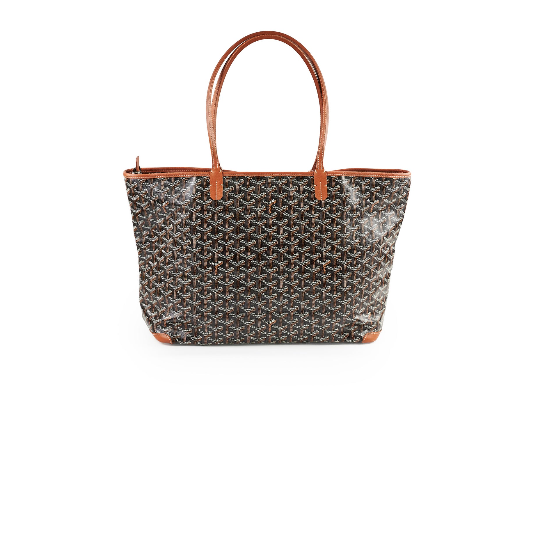 Brown goyard bag best sale