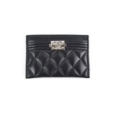 Chanel Boy Cardholder Black