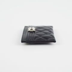 Chanel Boy Cardholder Black