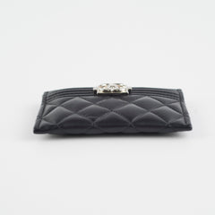 Chanel Boy Cardholder Black