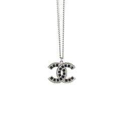 Chanel CC Costume Jewellery Silver Necklace