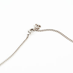 Chanel CC Costume Jewellery Silver Necklace