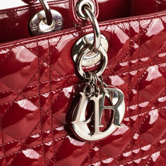 Deal of the Week - Dior Large Lady Dior Patent Red