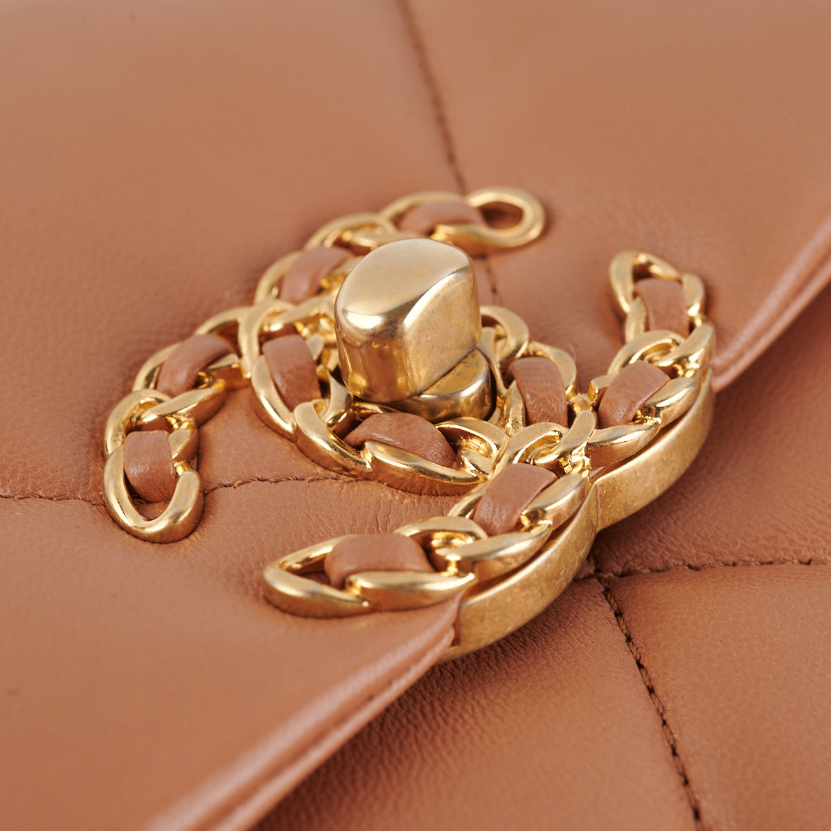 Chanel 19 Small Caramel - Designer WishBags