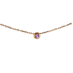 Cartier D'amour Necklace Pink Sapphire