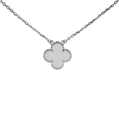 Van Cleef & Arpels VCA Vintage Alhambra Pendant Necklace White MOP