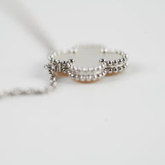 Van Cleef & Arpels VCA Vintage Alhambra Pendant Necklace White MOP