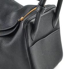 Hermes Lindy 26 Clemence Black - Y Stamp