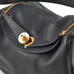 Hermes Lindy 26 Clemence Black - Y Stamp – THE PURSE AFFAIR