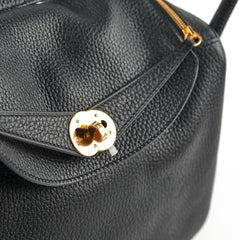 Hermes Lindy 26 Clemence Black - Y Stamp