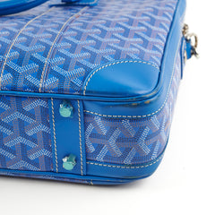 Goyard Ambassade MM Briefcase Blue