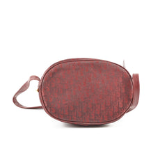 Dior Vintage Burgundy Camera Bag Crossbody