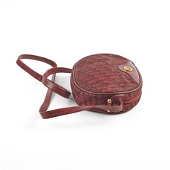 Dior Vintage Burgundy Camera Bag Crossbody