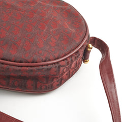 Dior Vintage Burgundy Camera Bag Crossbody