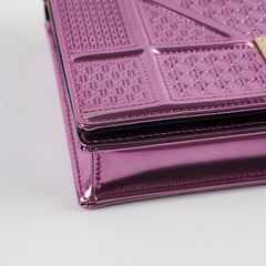 Christian Dior Diorama Wallet on chain WOC Pink Metallic