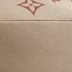 Louis Vuitton Neverfull MM Monogram Empreinte Creme/Rose Trianon