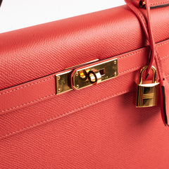 Hermes Kelly 28 Rose Jaipur X Stamp 2016