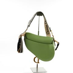 Christian Dior Saddle Bag Green