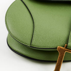 Christian Dior Saddle Bag Green