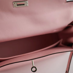 Hermes Kelly 25 Retourne Swift Rose Sakura D Stamp (2019)