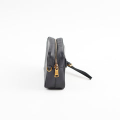 Prada Saffiano Leather Crossbody Bag Black