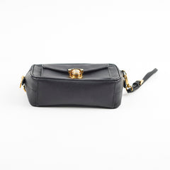 Prada Saffiano Leather Crossbody Bag Black