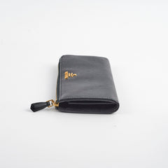 Prada Saffiano Long Wallet Black