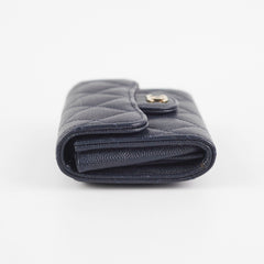 Chanel Navy Caviar Cardholder