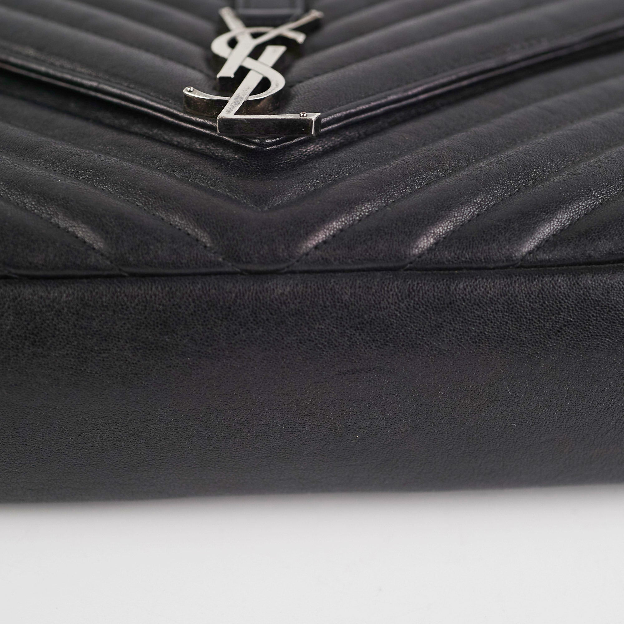 Saint Laurent Monogram Blogger Crossbody Black Bag - THE PURSE AFFAIR