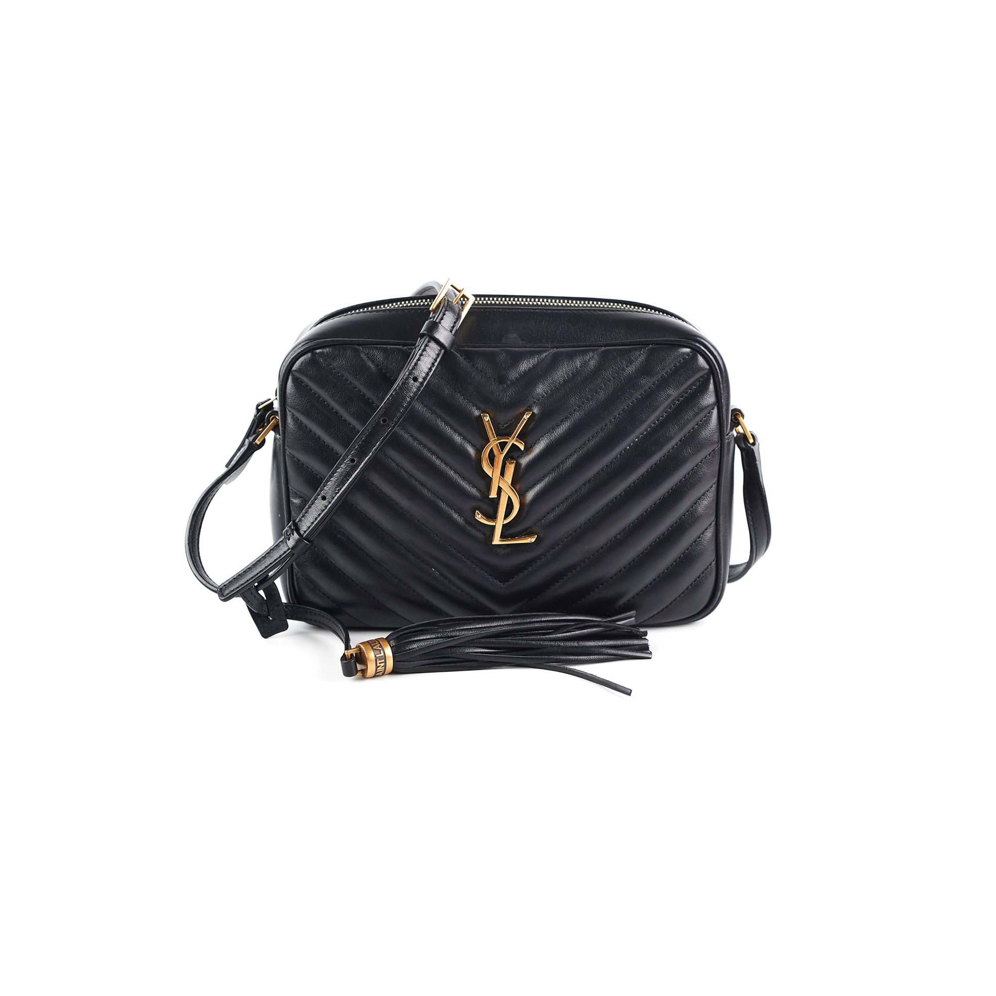 Saint Laurent Lou Camera Bag Black - THE PURSE AFFAIR