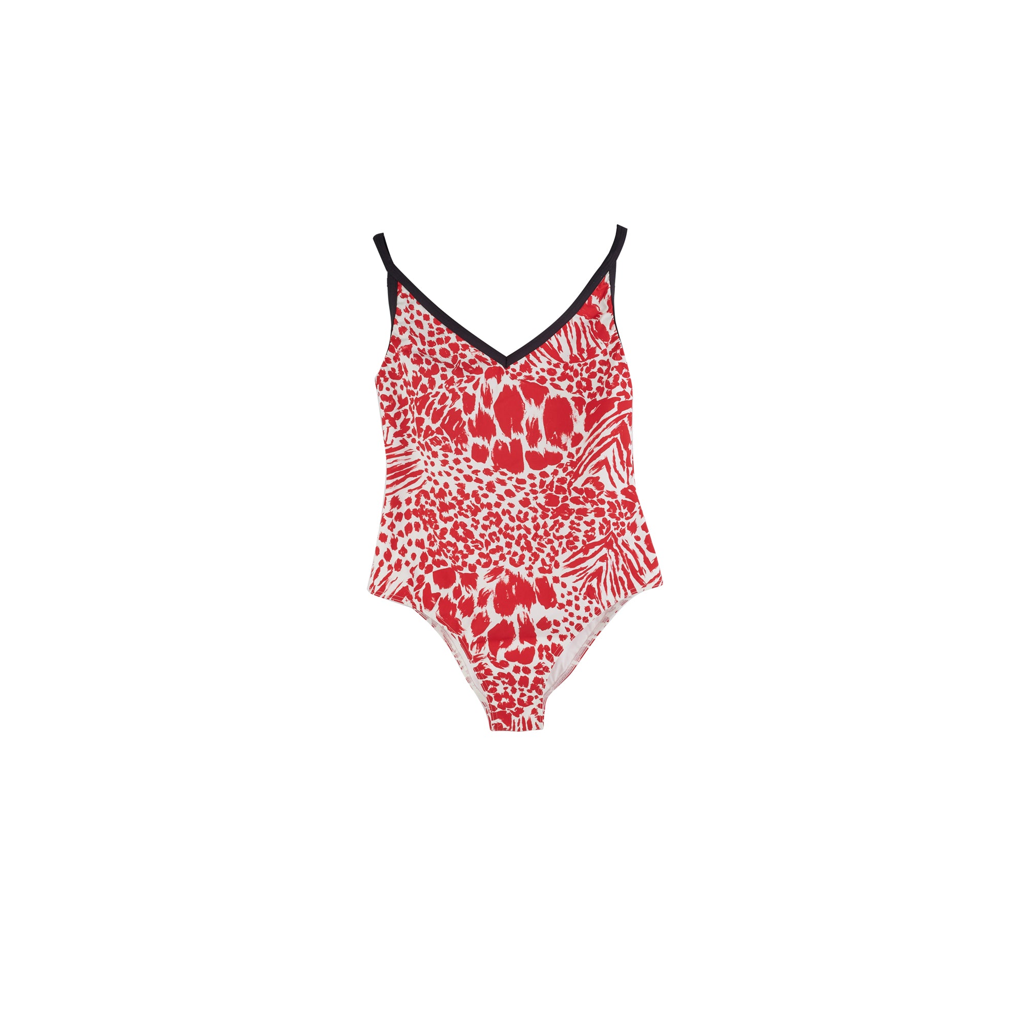 Louis Vuitton One Piece Swim Suit Red/White 38 - THE PURSE AFFAIR