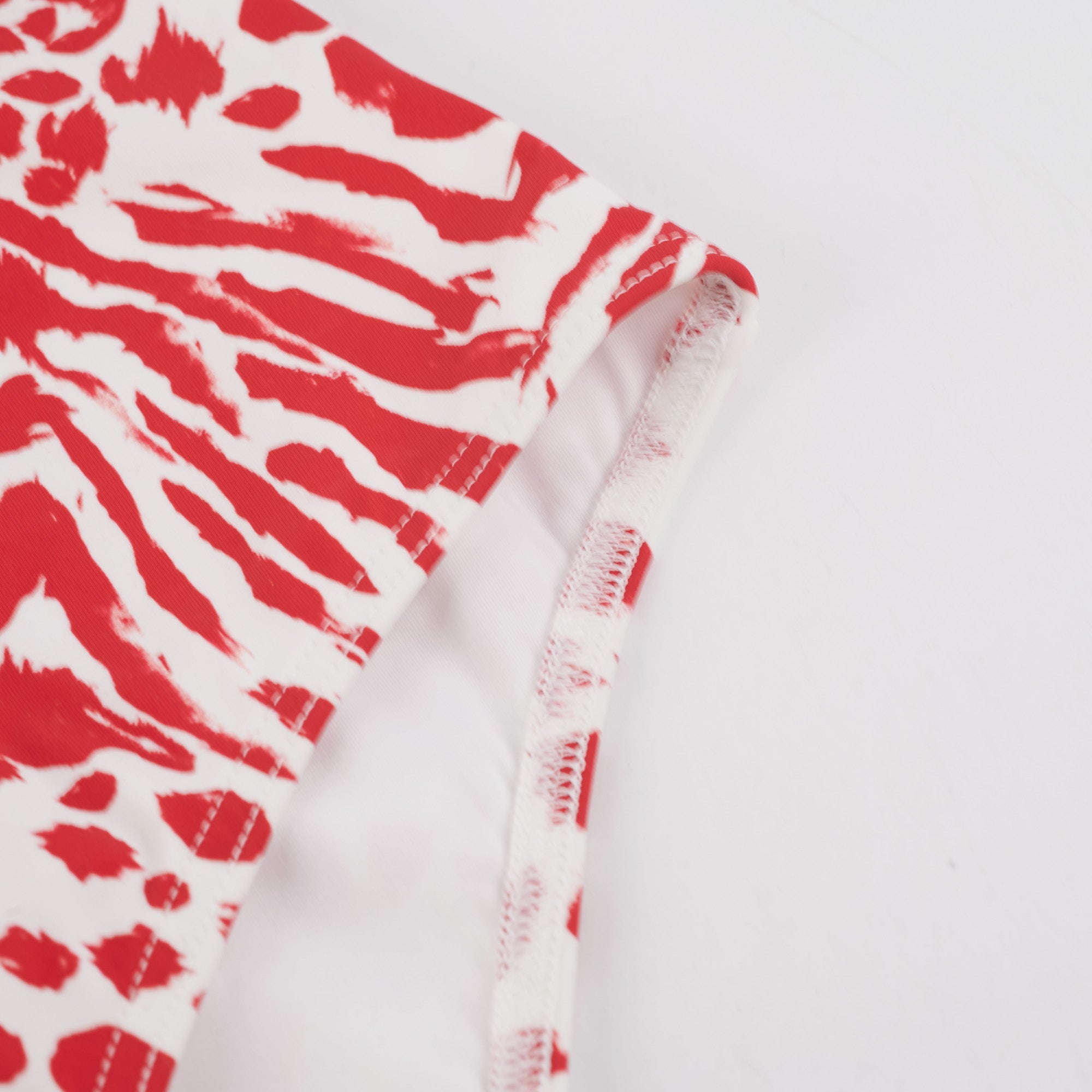 Louis Vuitton One Piece Swim Suit Red/White 38 - THE PURSE AFFAIR