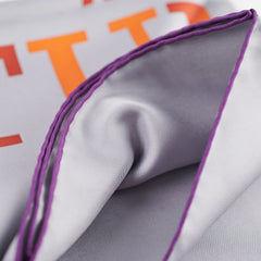 Hermes Silk Scarf Grey