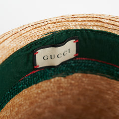 Gucci Woven Straw Bucket Hat