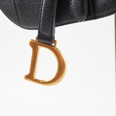 Christian Dior Mini Saddle Black Calfskin