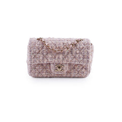 Chanel Tweed Mini Rectangular Light Pink Microchip 2024