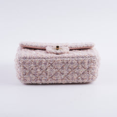 Chanel Tweed Mini Rectangular Light Pink Microchip 2024