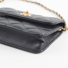 Chanel Micro Crush Shoulder Bag Black