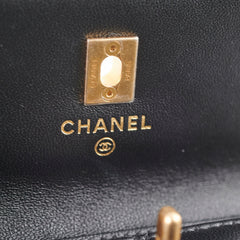 Chanel Micro Crush Shoulder Bag Black