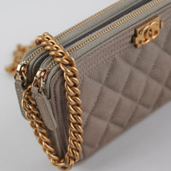 Chanel Two Toned Clutch on Chain