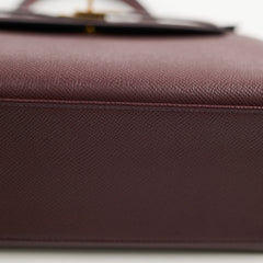 Hermes Kelly 25 Epsom Rouge Z Stamp 2021