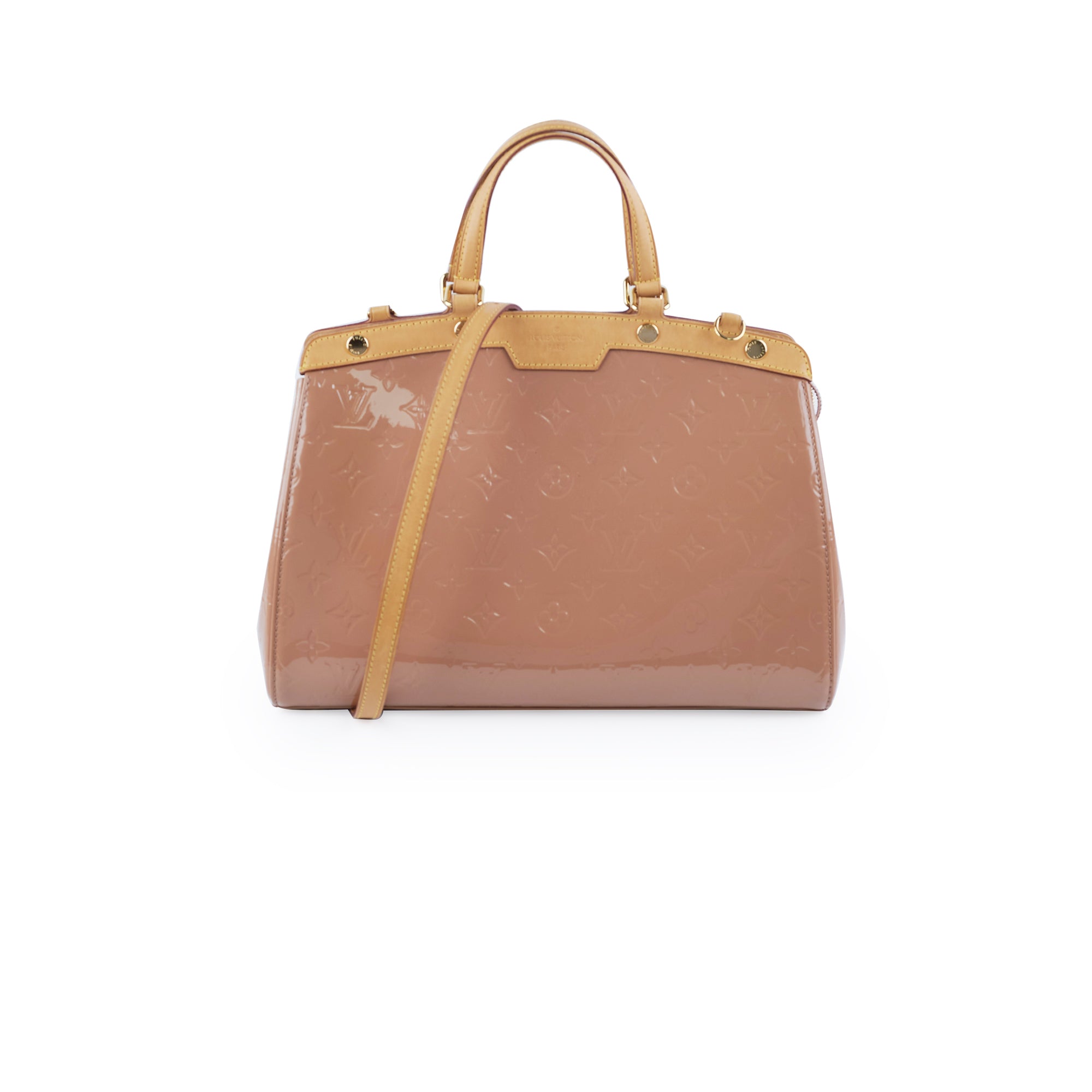 Louis Vuitton, Bags, Louis Vuitton Florentine Brea Rose Monogram Vernis  Mm Pink Patent Leather Bag