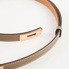 Hermes Kelly Belt Etoupe