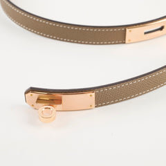 Hermes Kelly Belt Etoupe