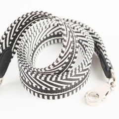 Hermes Canvas Strap Black/White