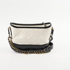 Chanel Gabrielle Small White Calfskin -Series 25