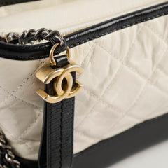 Chanel Gabrielle Small White Calfskin -Series 25